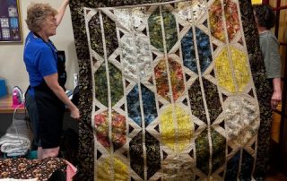Custom Quilt At Quilting Retreat In Oklahoma